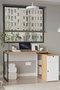 Hanah Home Nor1-Sw Escritorio de Estudio Natural y Blanco